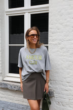 Amour club T-shirt grijs