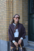 Babs cropped jasje bruin