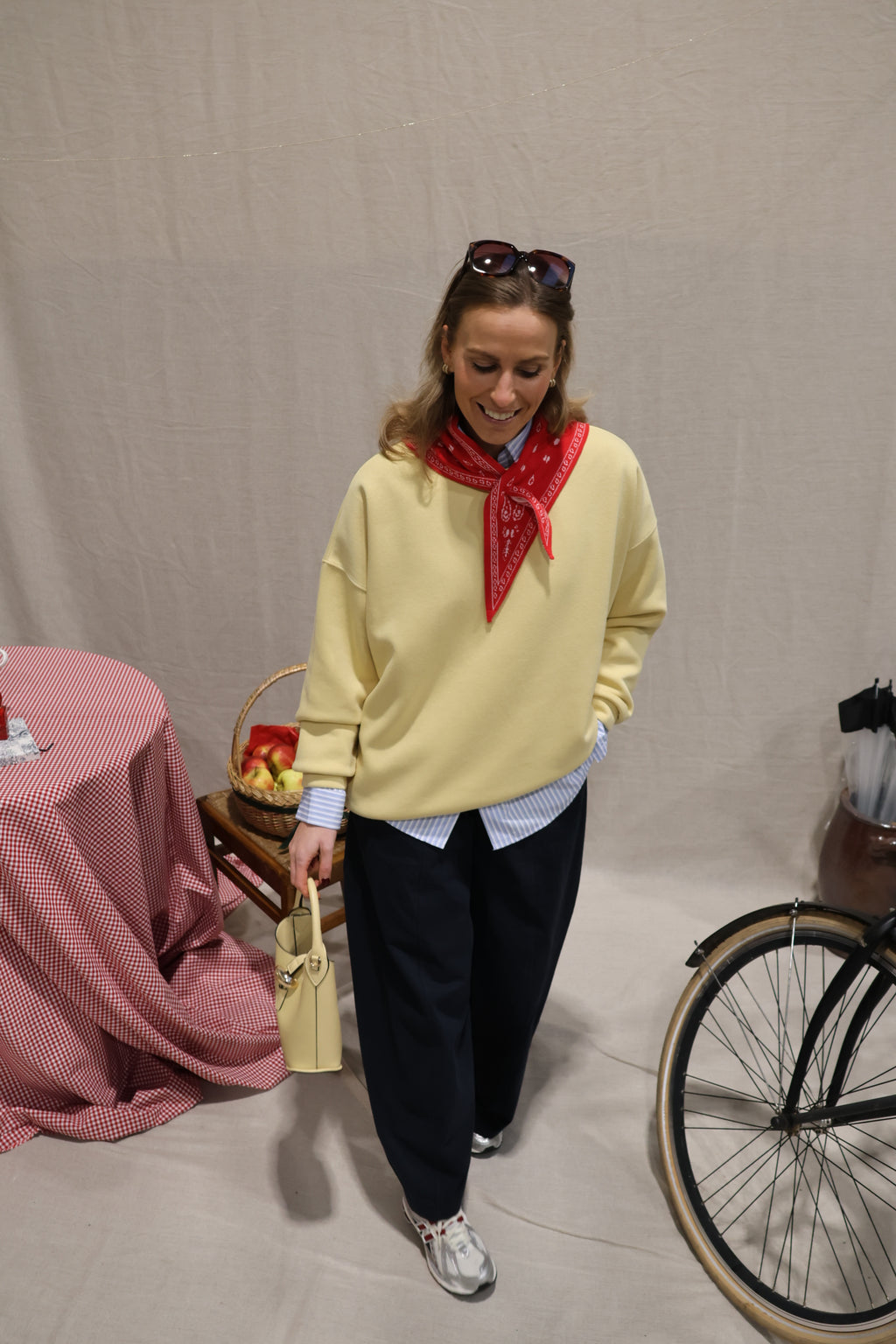 Liesel striped shirt blue