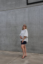 Gulia oversized T-shirt grijs