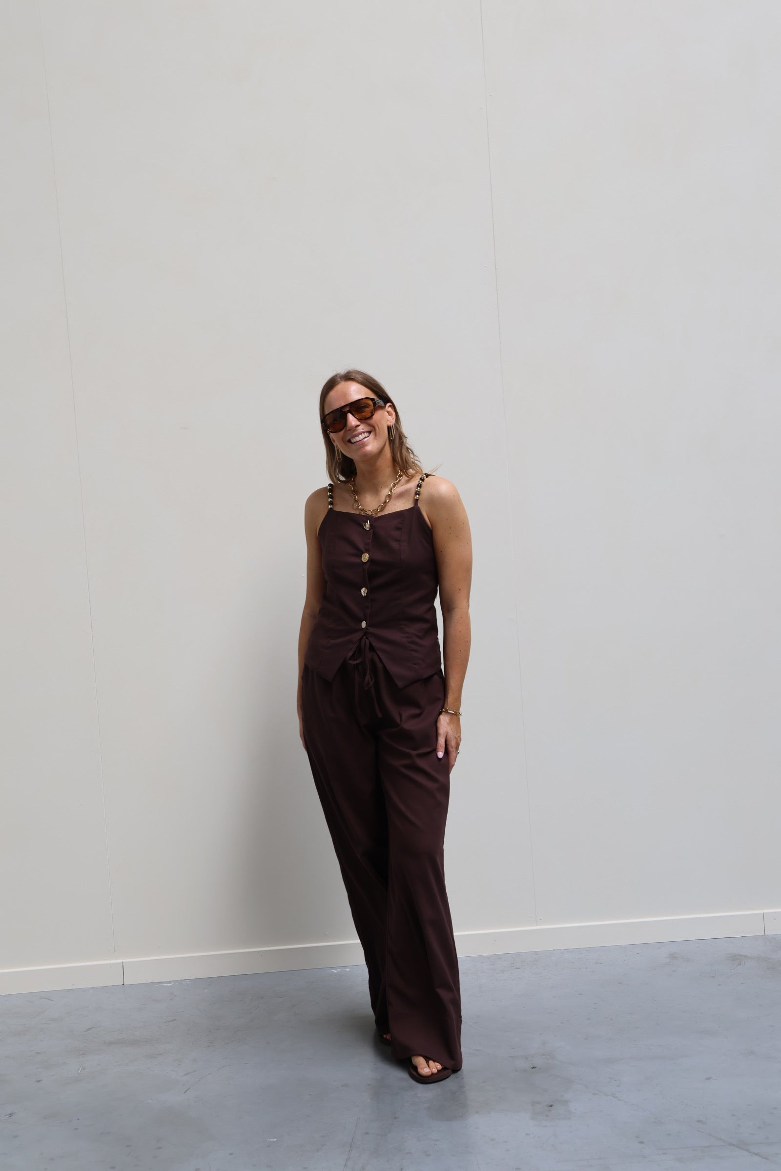 Elodie pantalon bruin