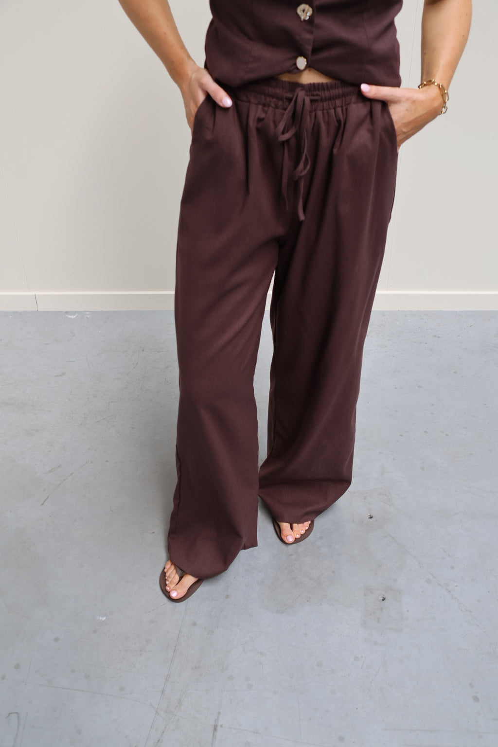 Elodie pantalon bruin