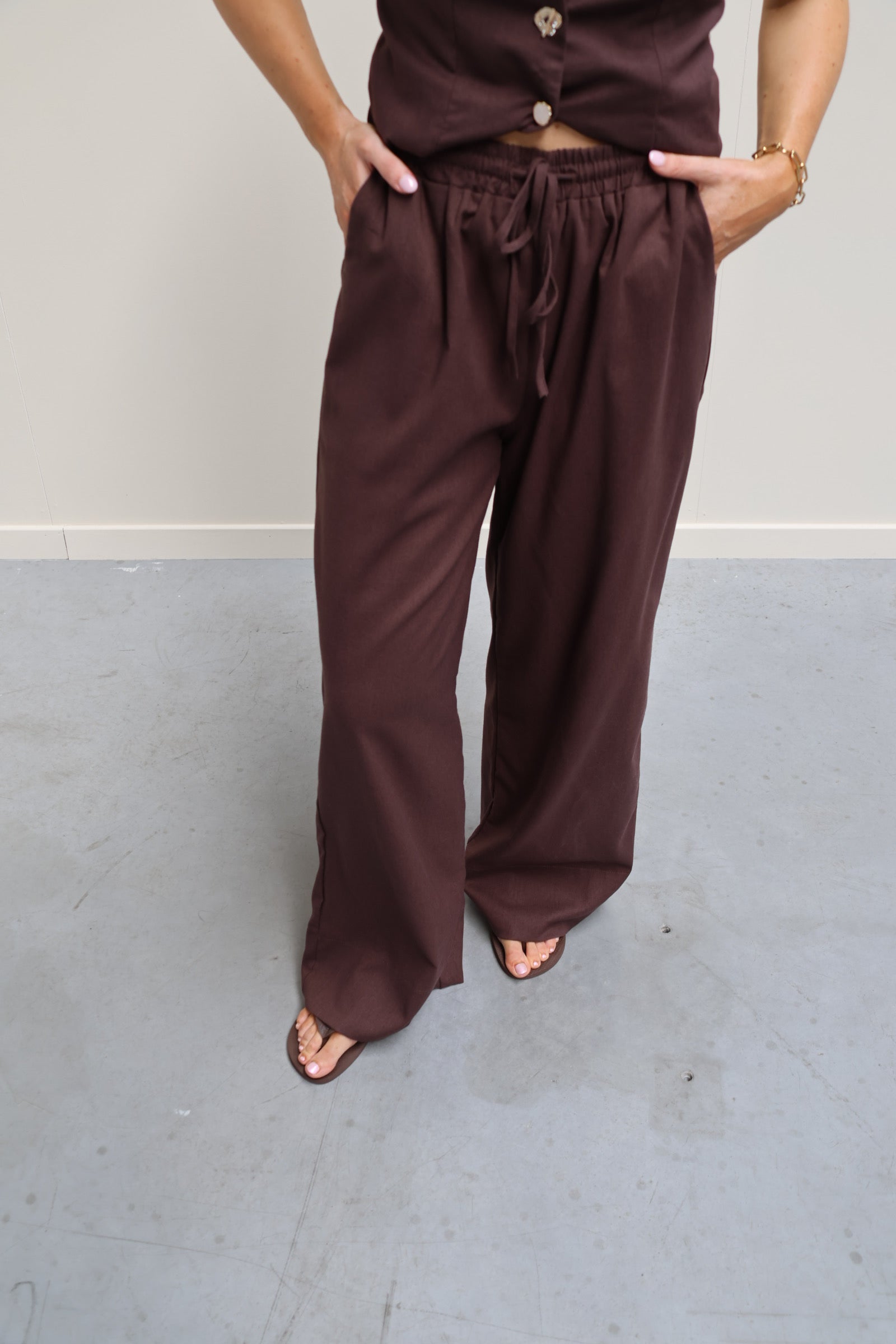 Elodie pantalon bruin
