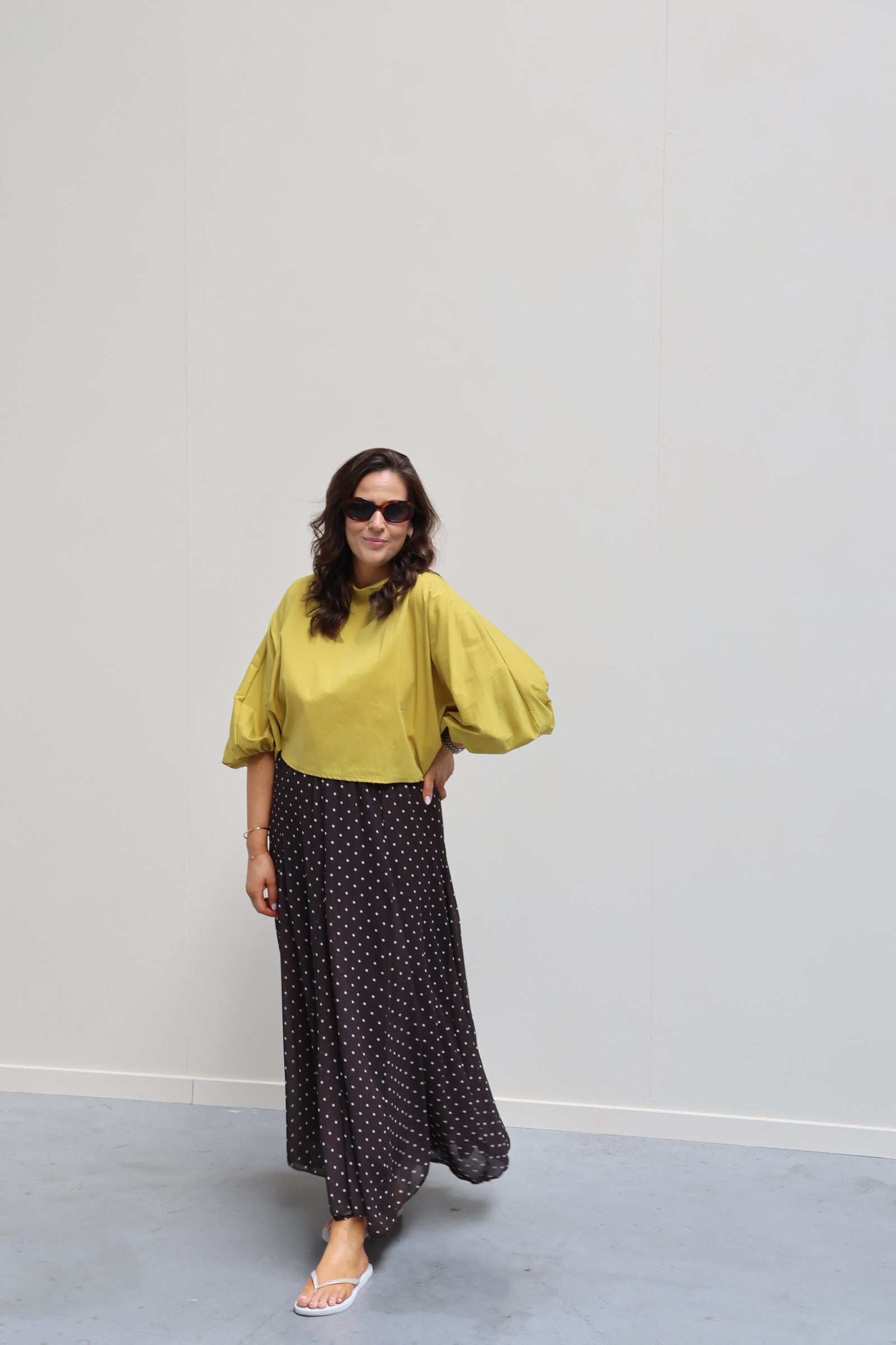 Liza polkadot maxi rok