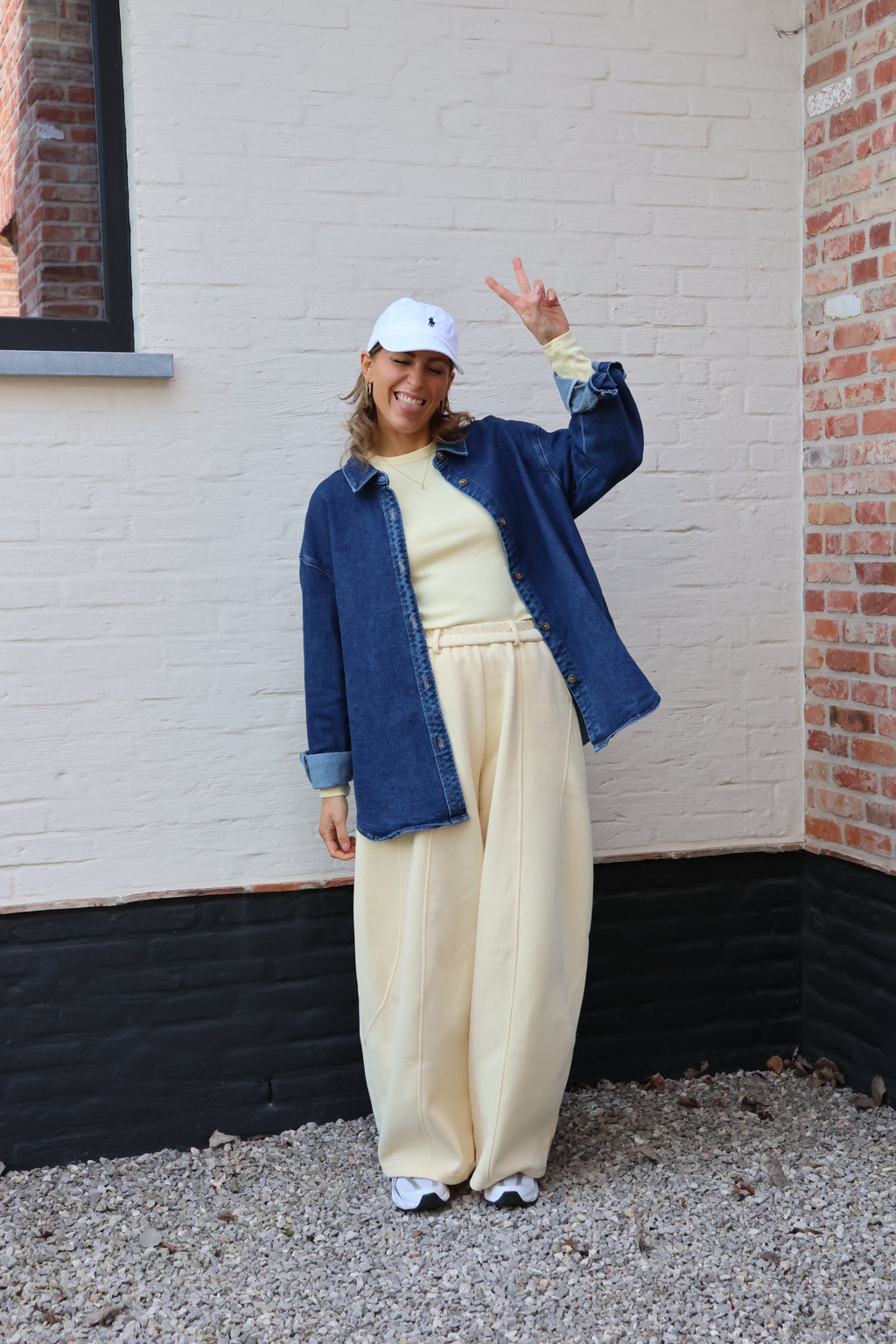 Steffie gele jogging