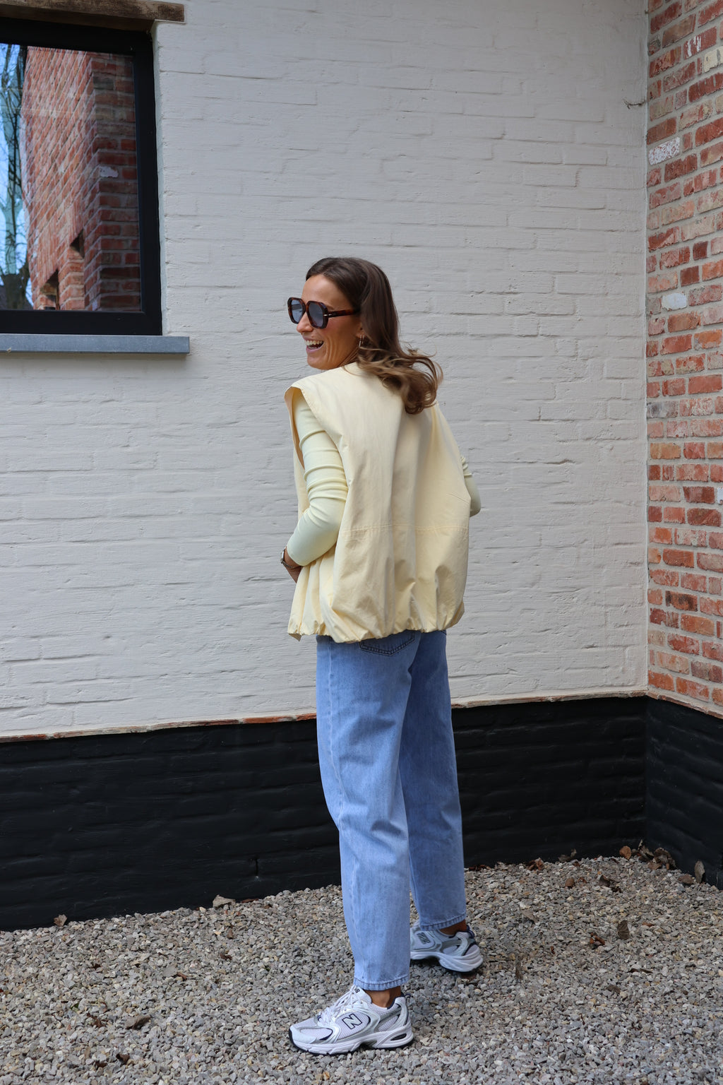 Maelle longsleeve geel