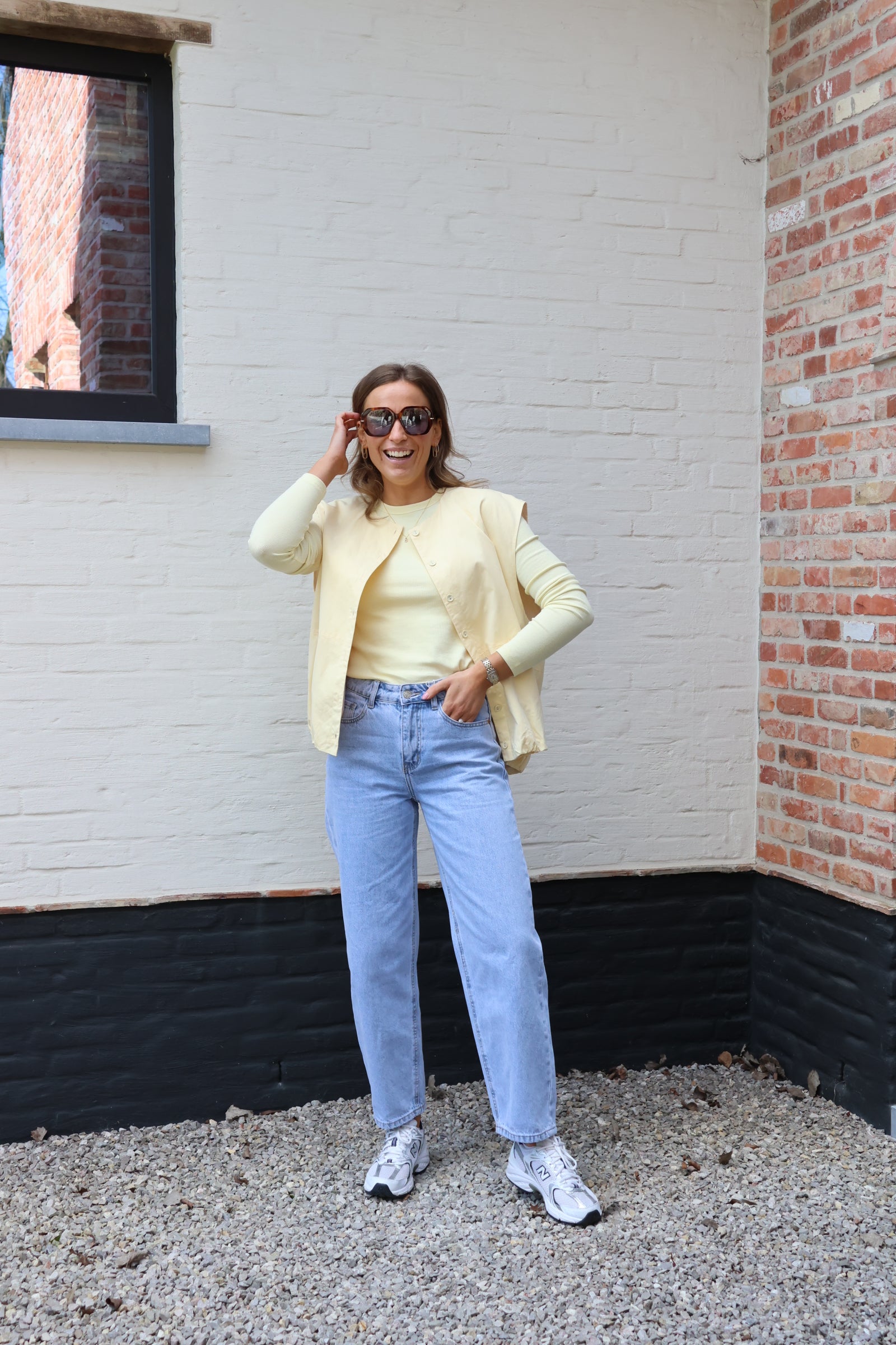 Maud barrel jeans light blue