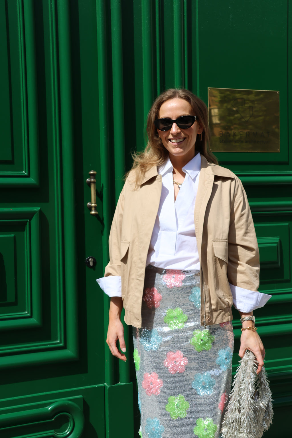 Aria bomber jas camel