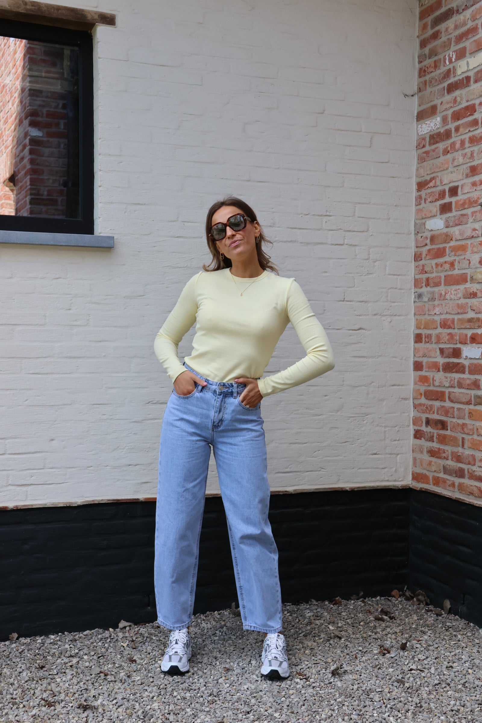 Maud barrel jeans light blue