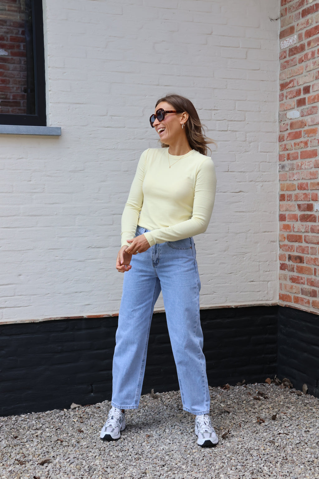 Maud barrel jeans light blue