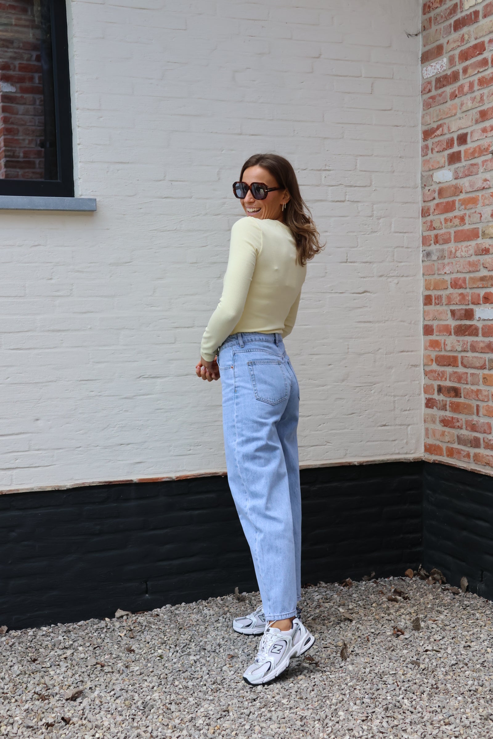 Maelle longsleeve geel