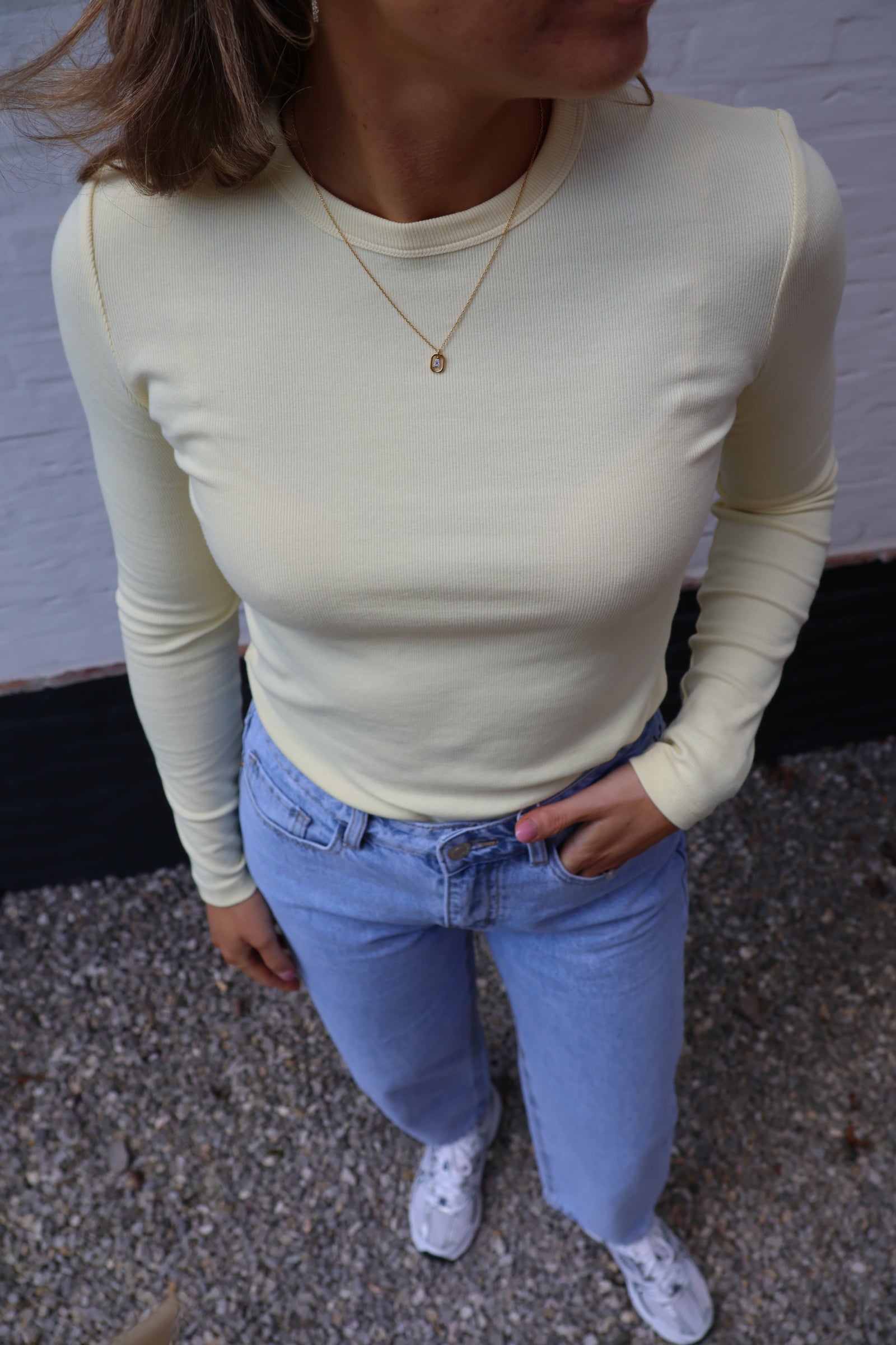 Maelle longsleeve geel