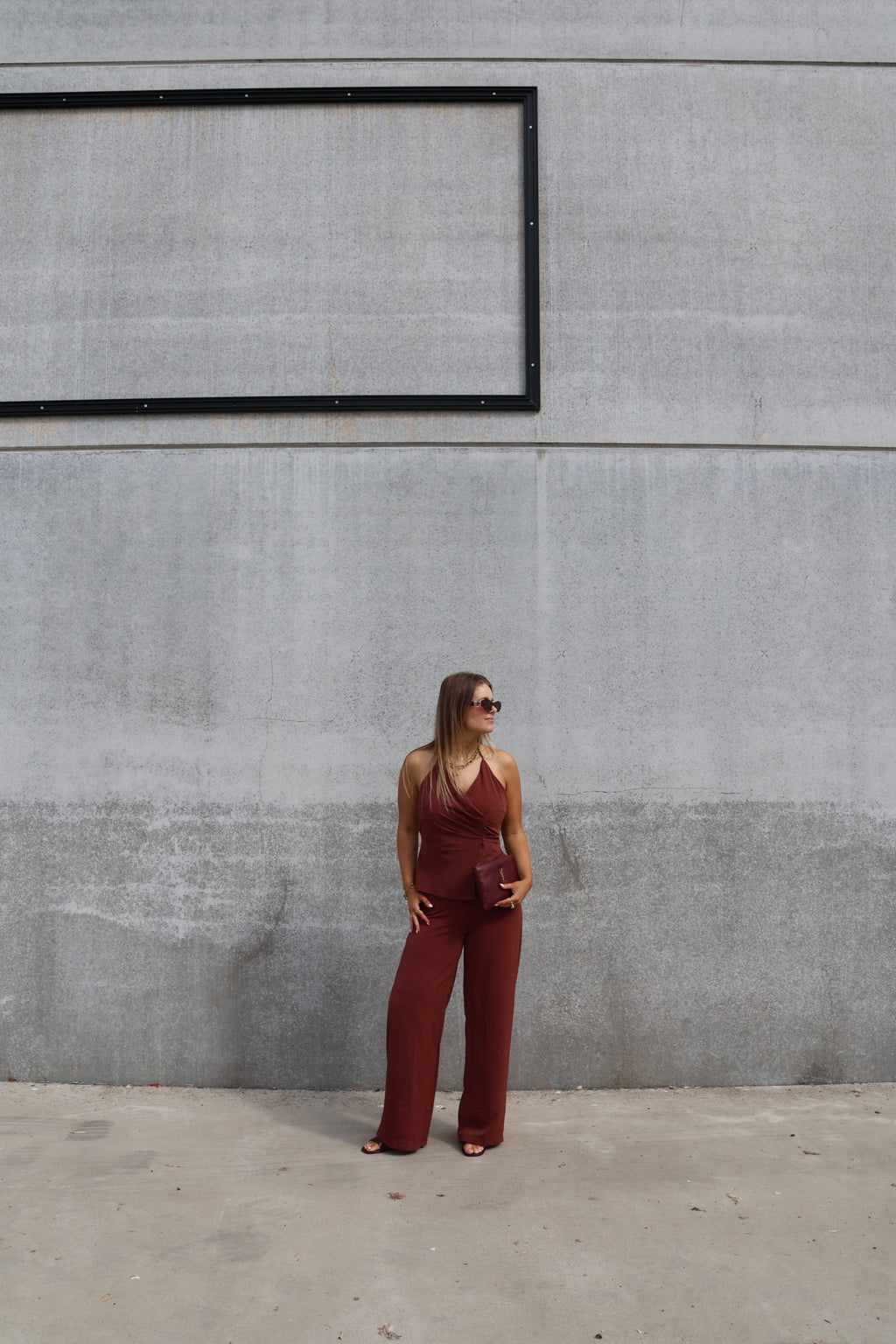 Elisa jumpsuit terracotta