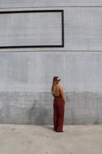 Elisa jumpsuit terracotta