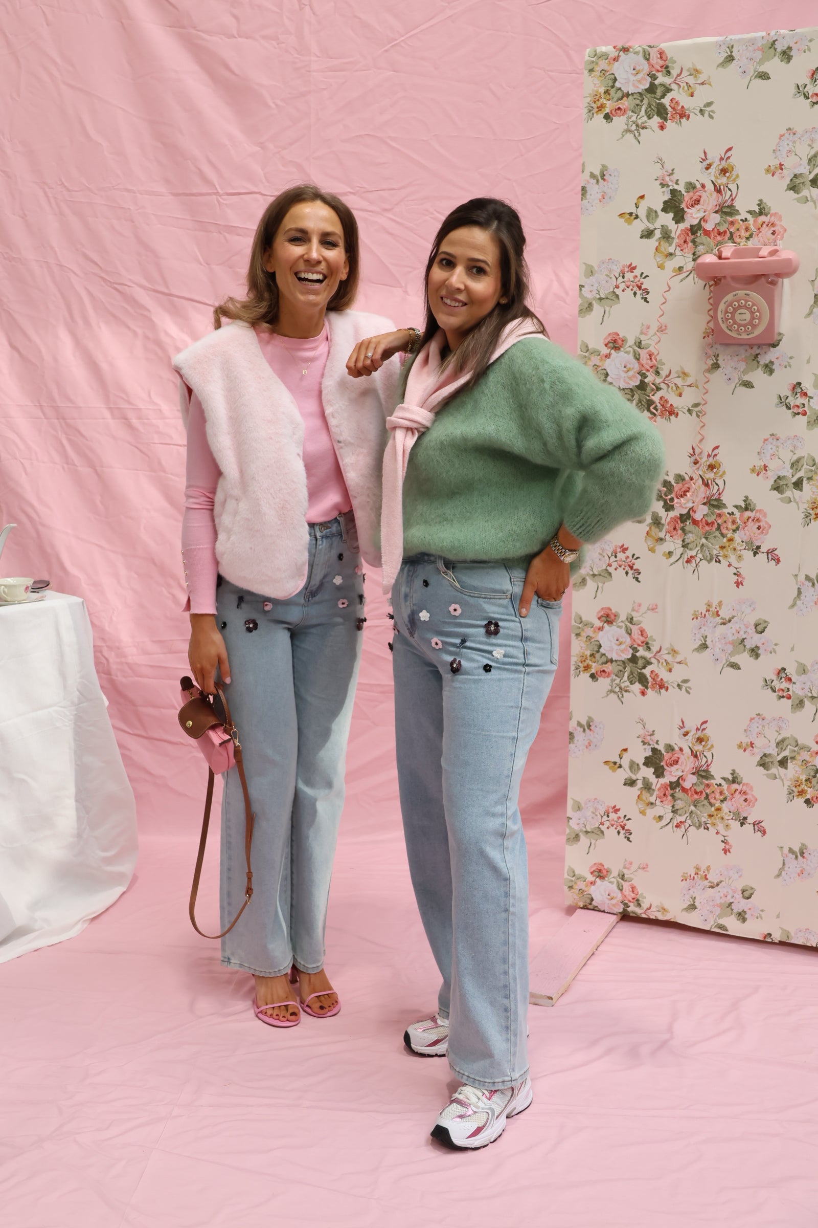 Antonia mohair knit soft green