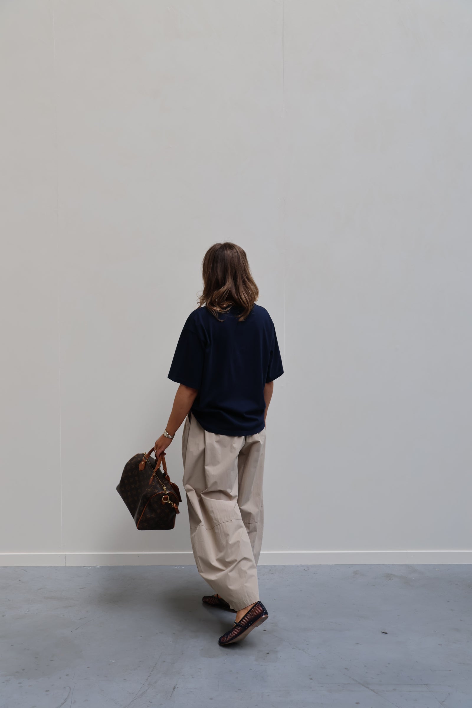 Alba baggy broek beige