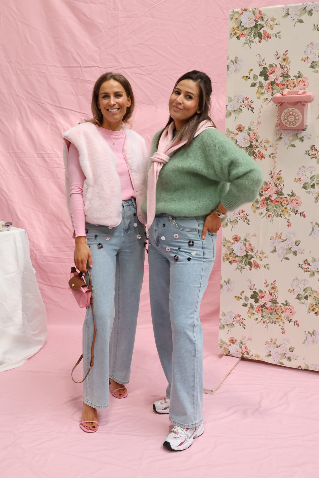 Antonia mohair knit soft green