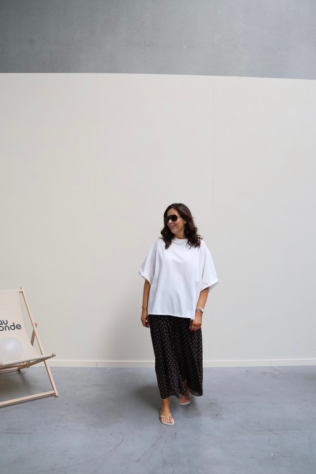 Gulia oversized T-shirt wit
