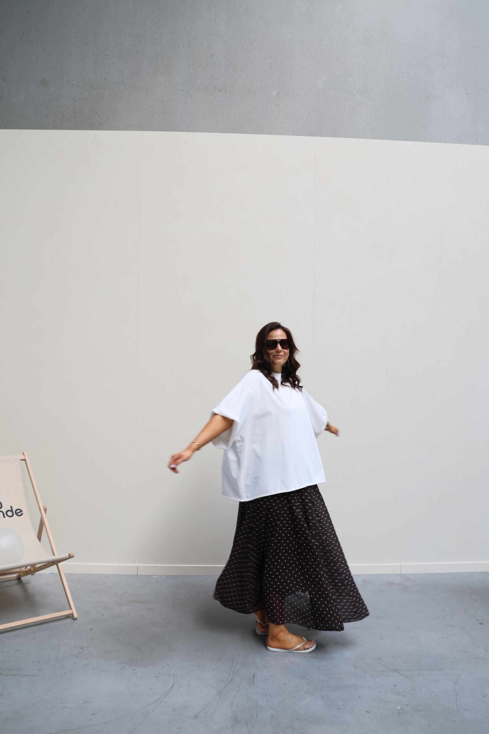 Gulia oversized T-shirt wit