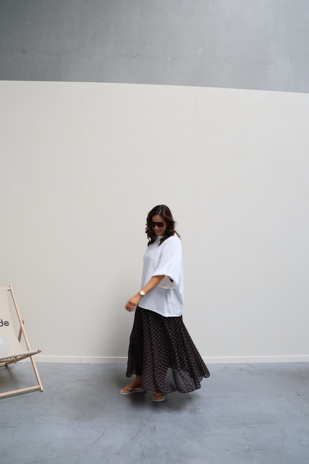 Liza polkadot maxi rok