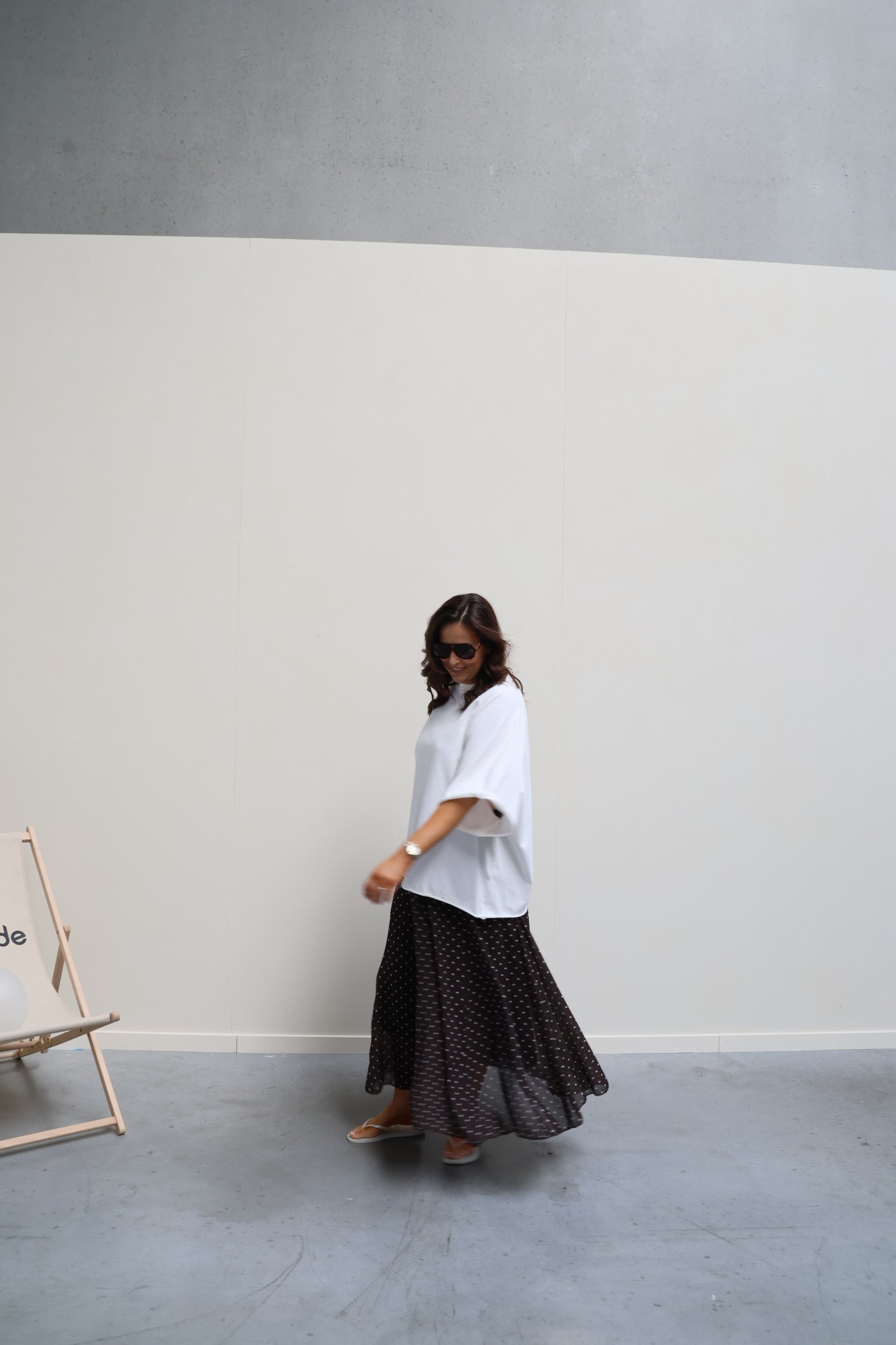 Liza polkadot maxi rok