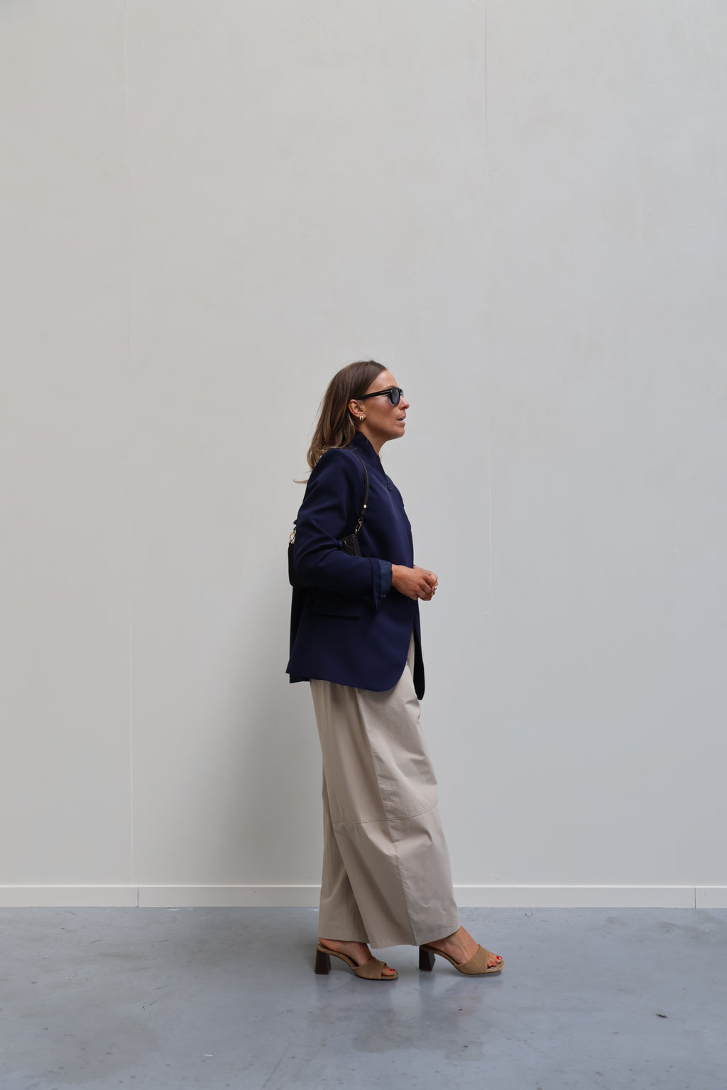 Alba baggy broek beige