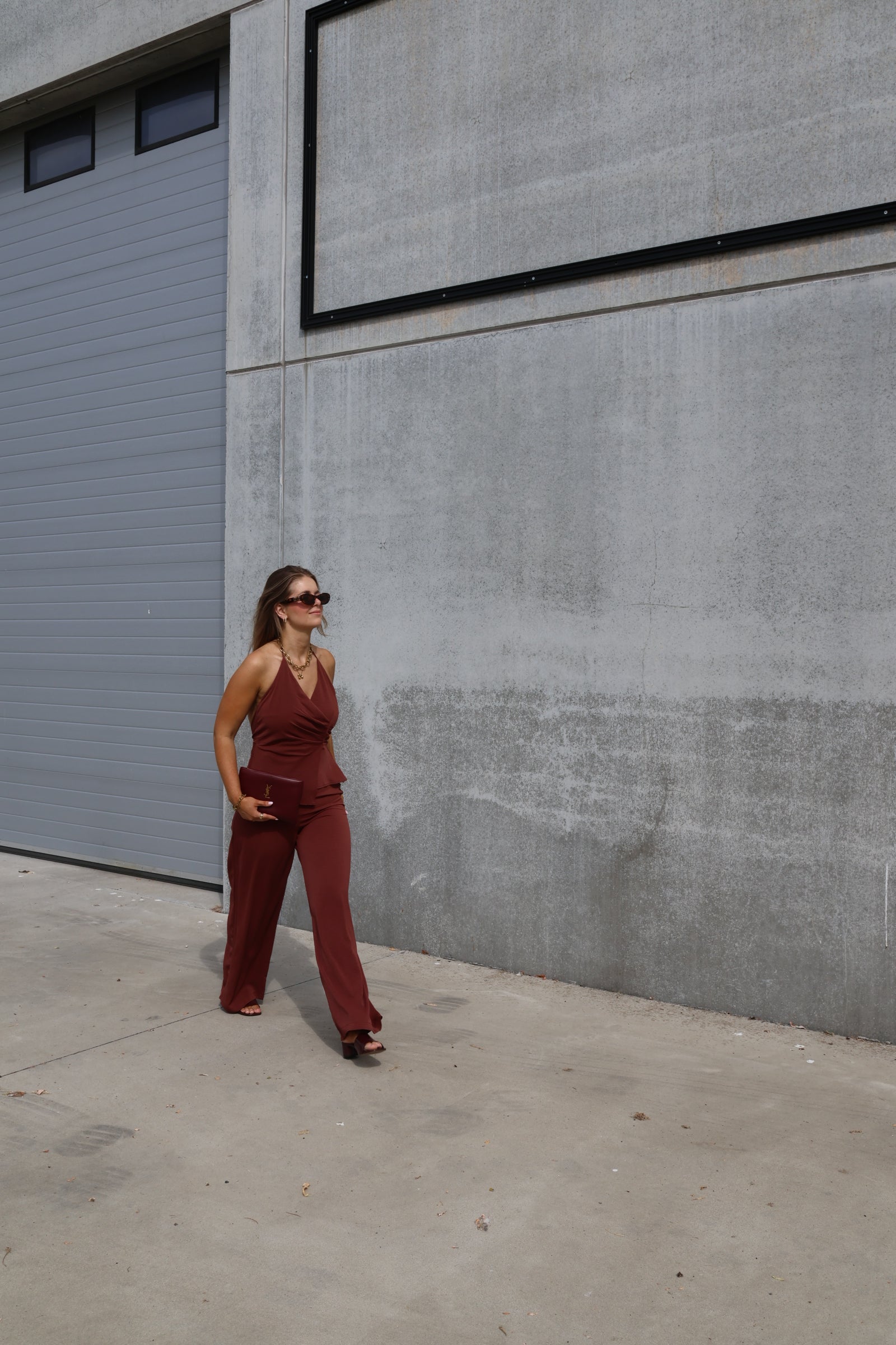 Elisa jumpsuit terracotta