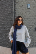 Tirza sjaal blauw