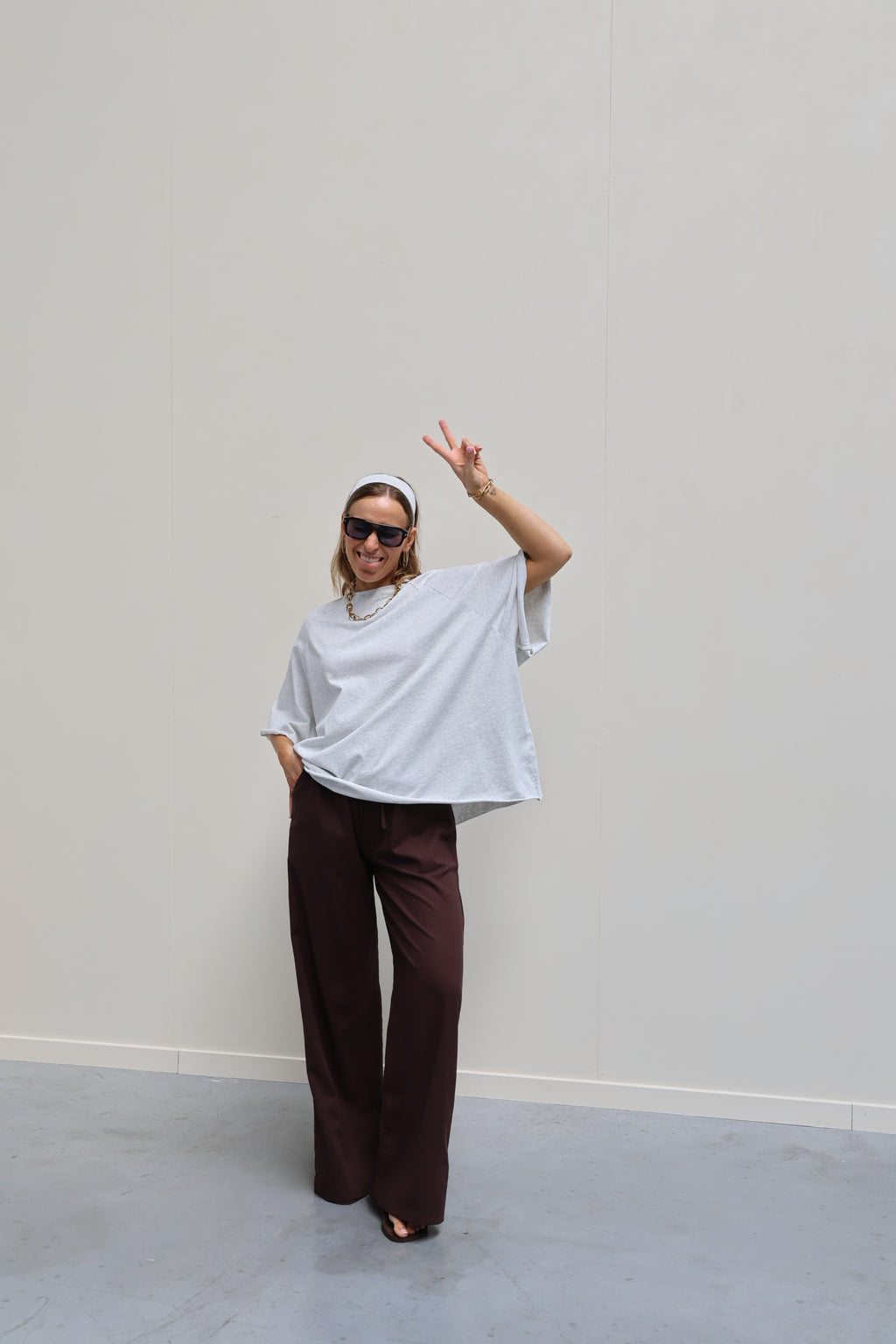Elodie pantalon bruin