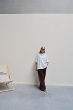 Gulia oversized T-shirt grijs
