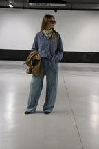 Agnes geruit hemd blauw