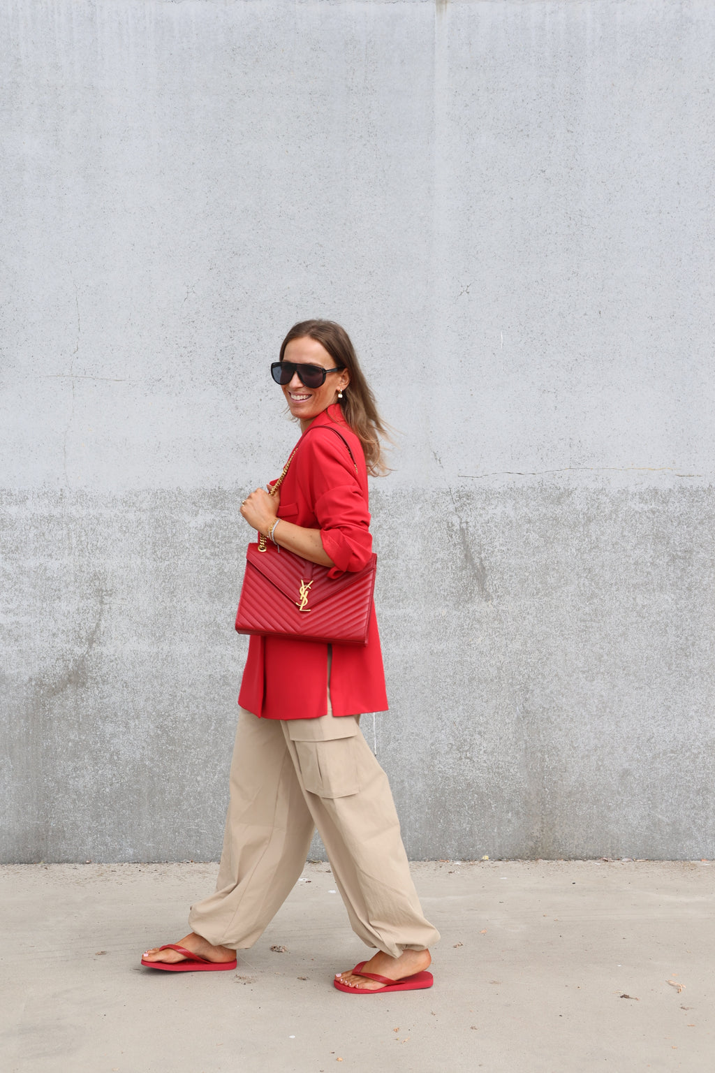 Lena cargo trousers beige
