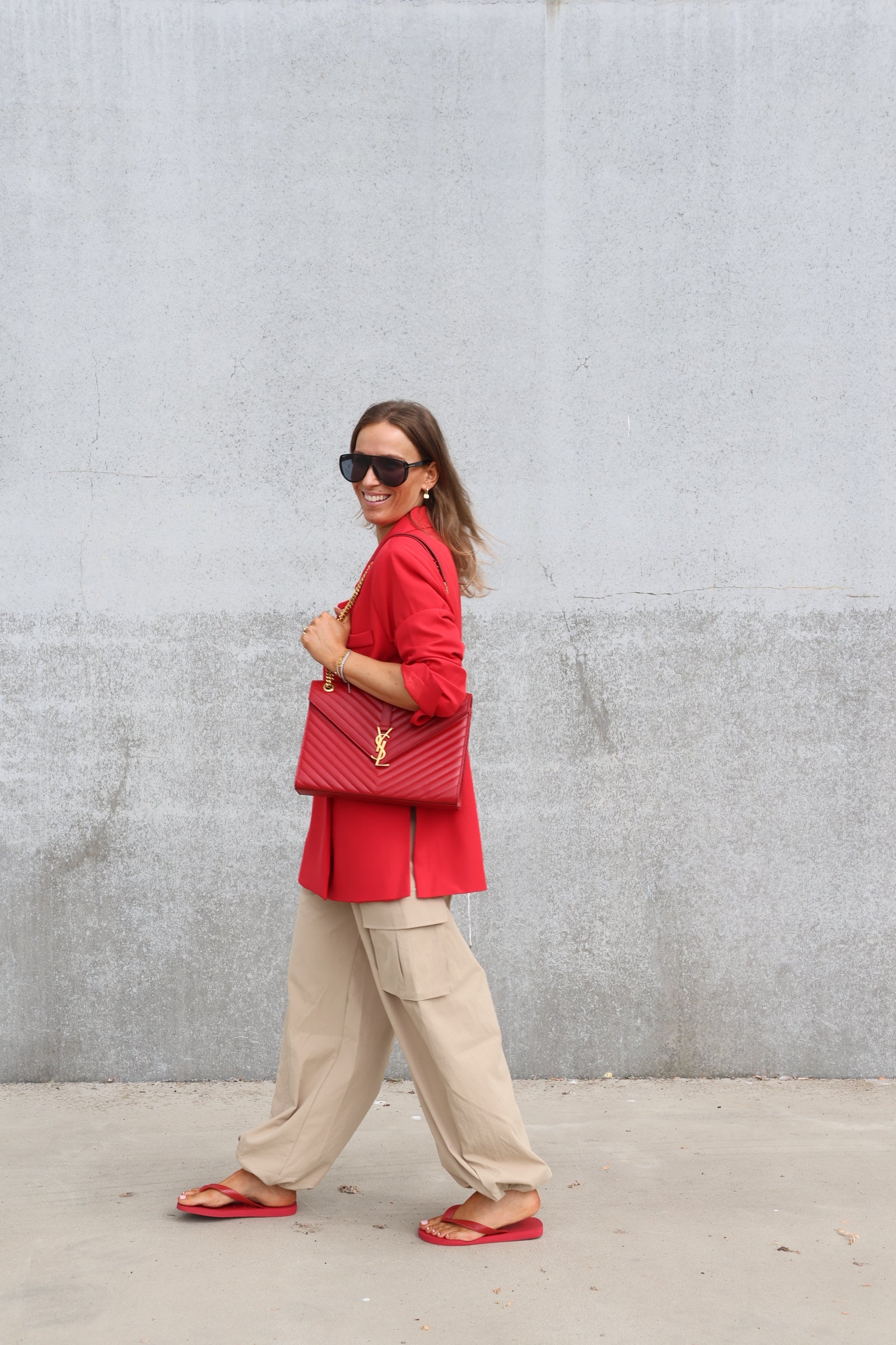 Lena cargo trousers beige