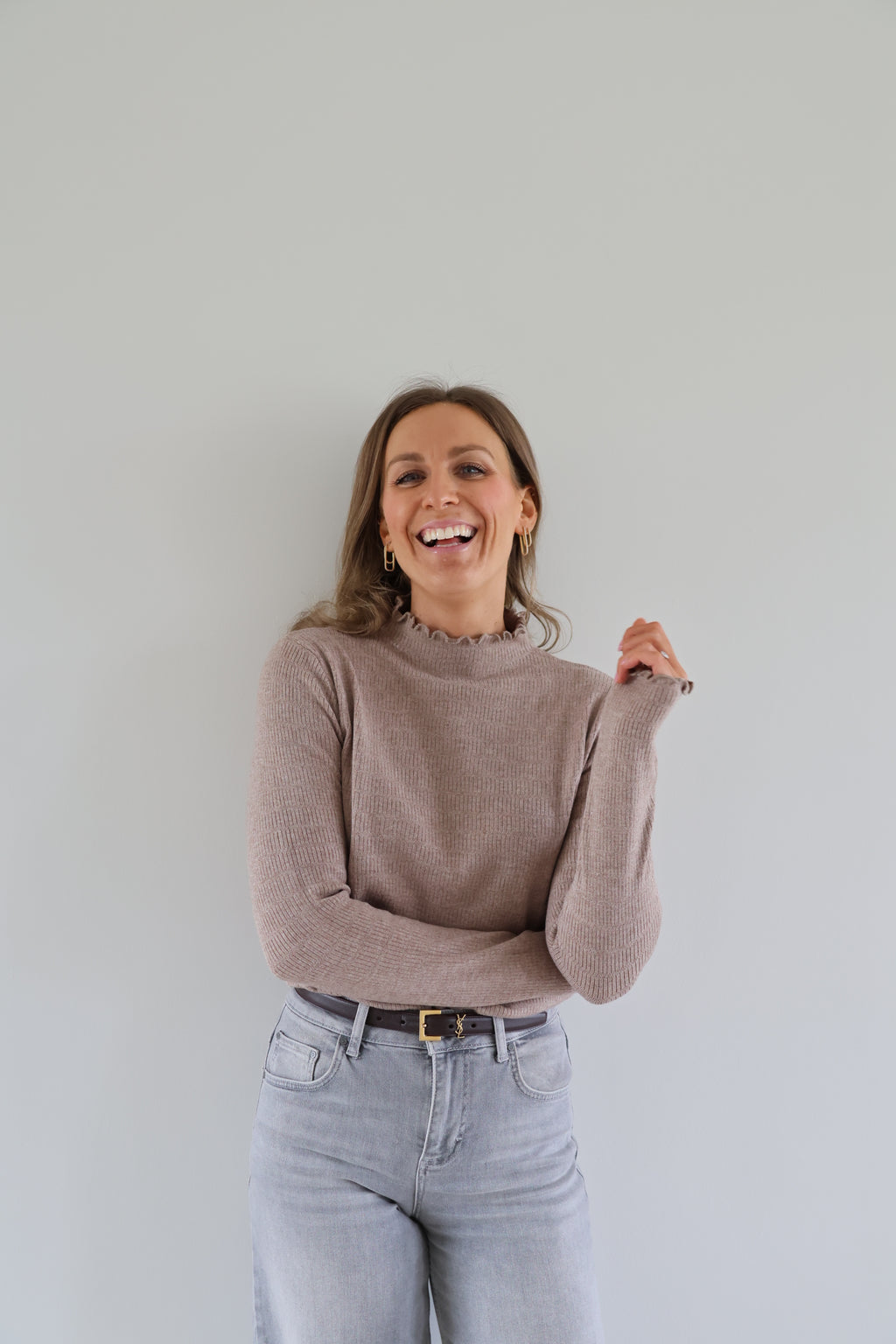 Julia pulletje taupe