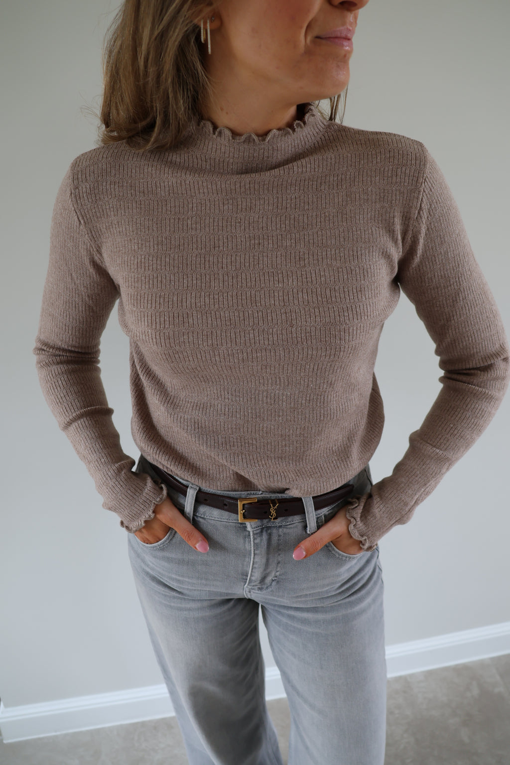 Julia pulletje taupe