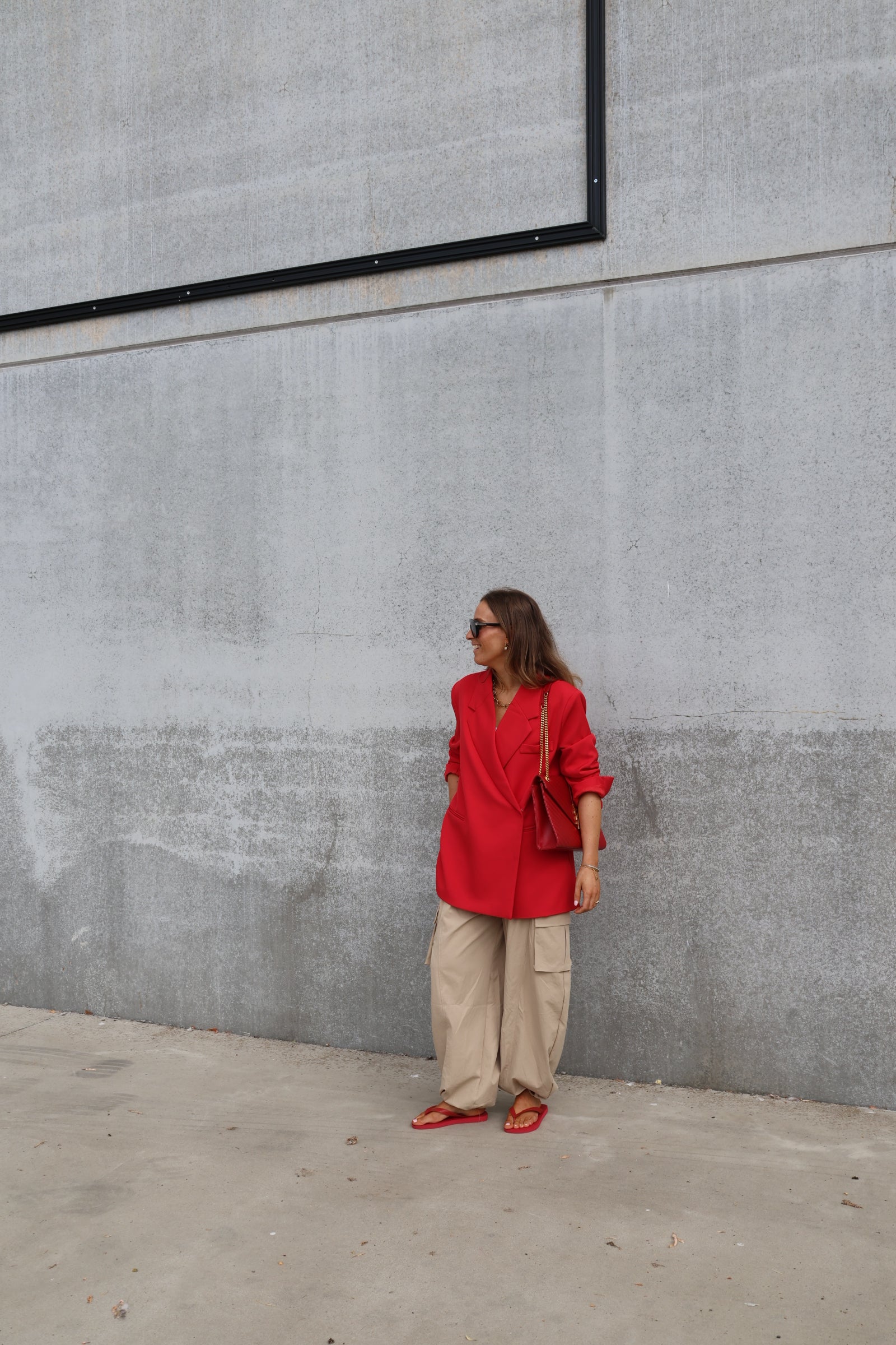 Lena cargo trousers beige