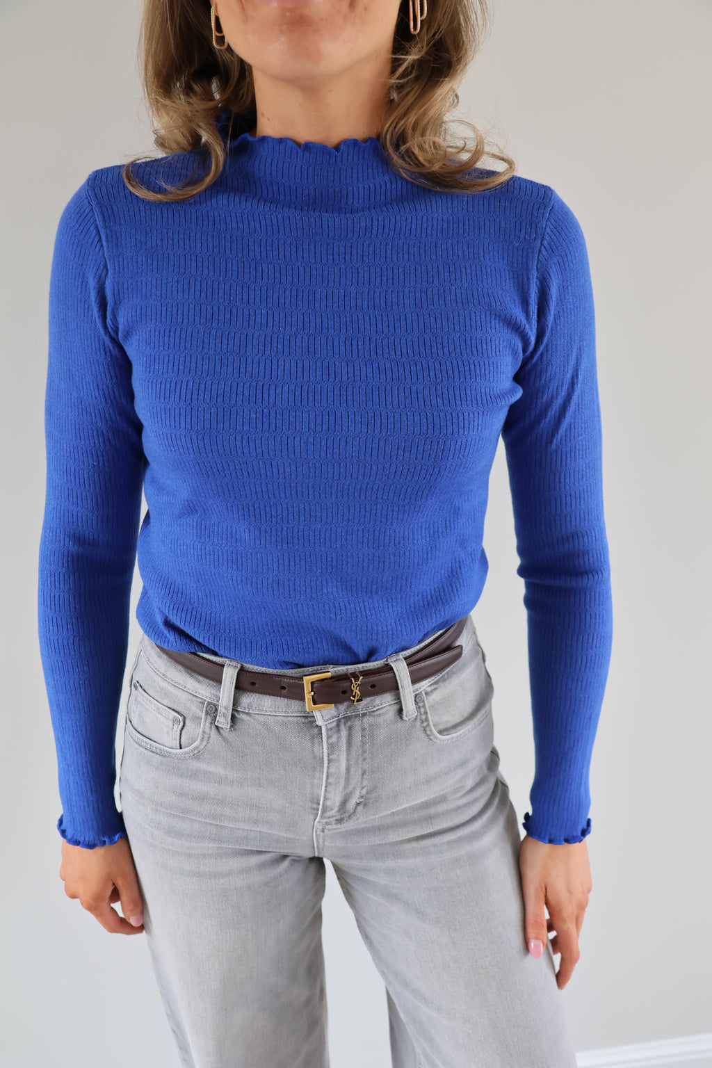 Julia pulletje cobalt blauw