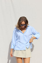 Célina plooirokje beige