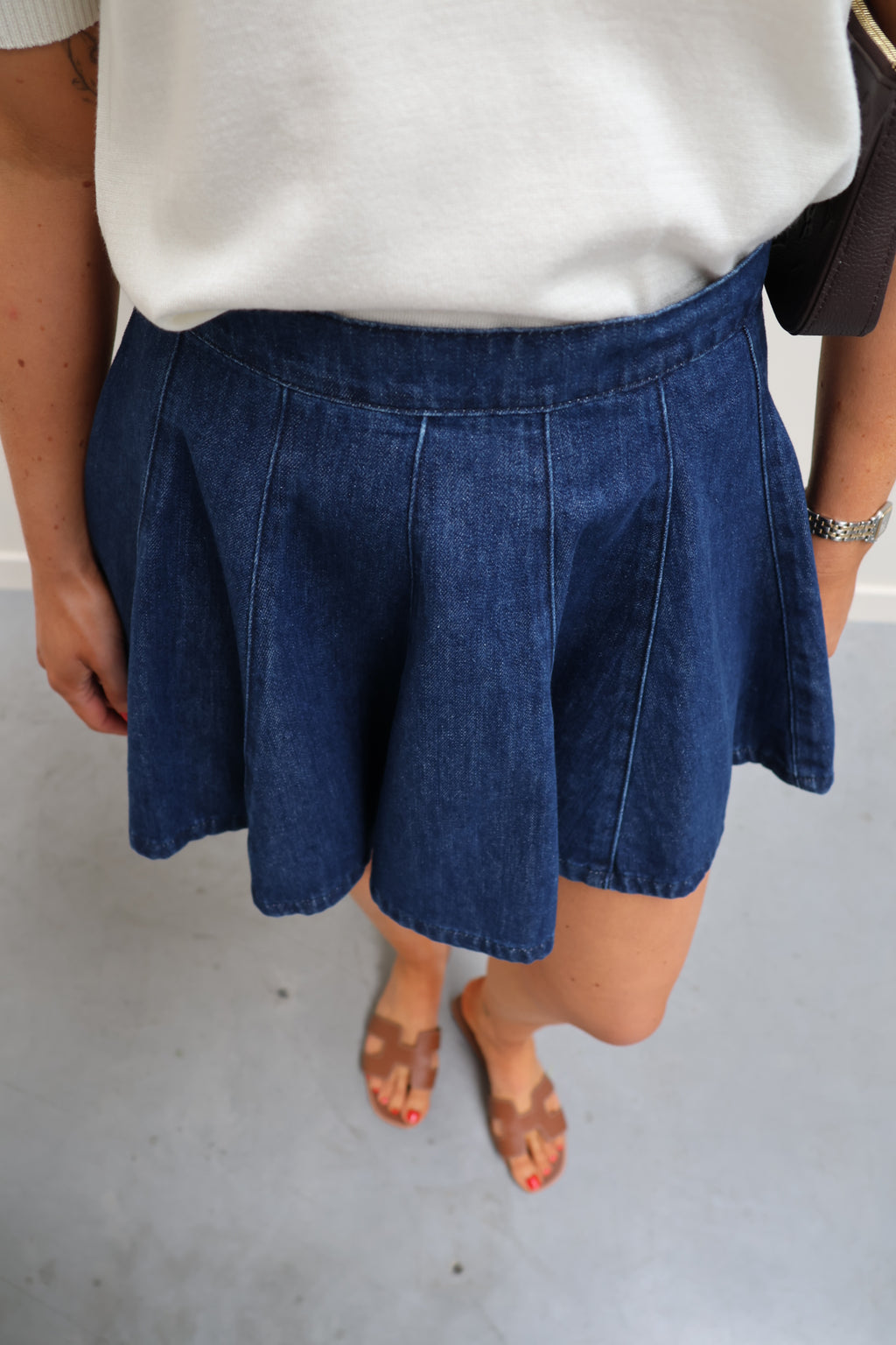 Lilith dark denim skirt