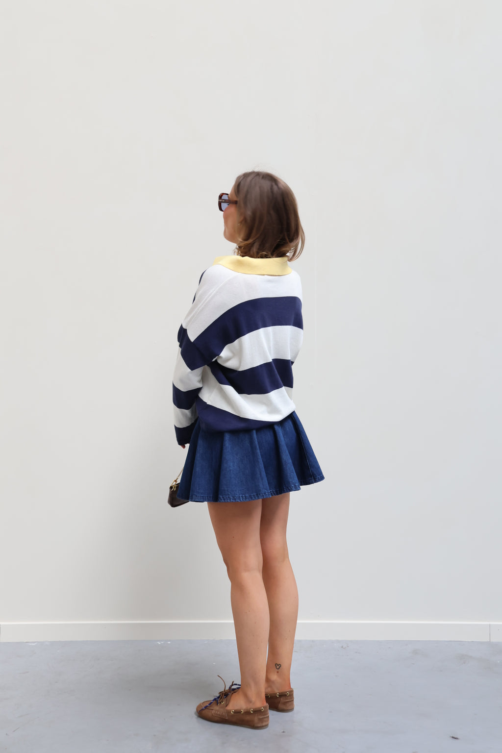 Lilith dark denim skirt