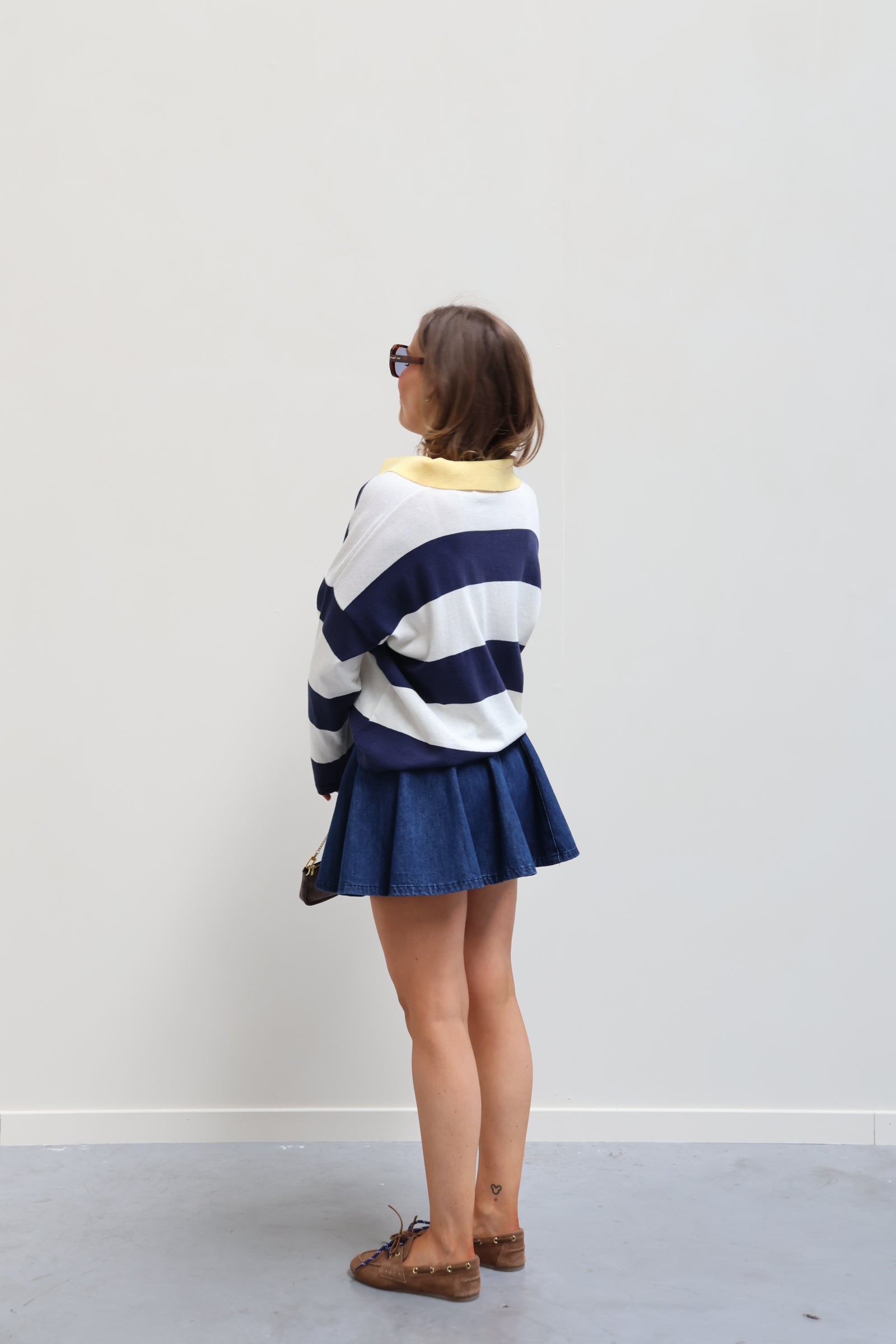 Lilith dark denim skirt