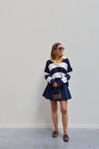Lilith dark denim skirt