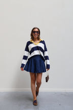 Lilith dark denim skirt