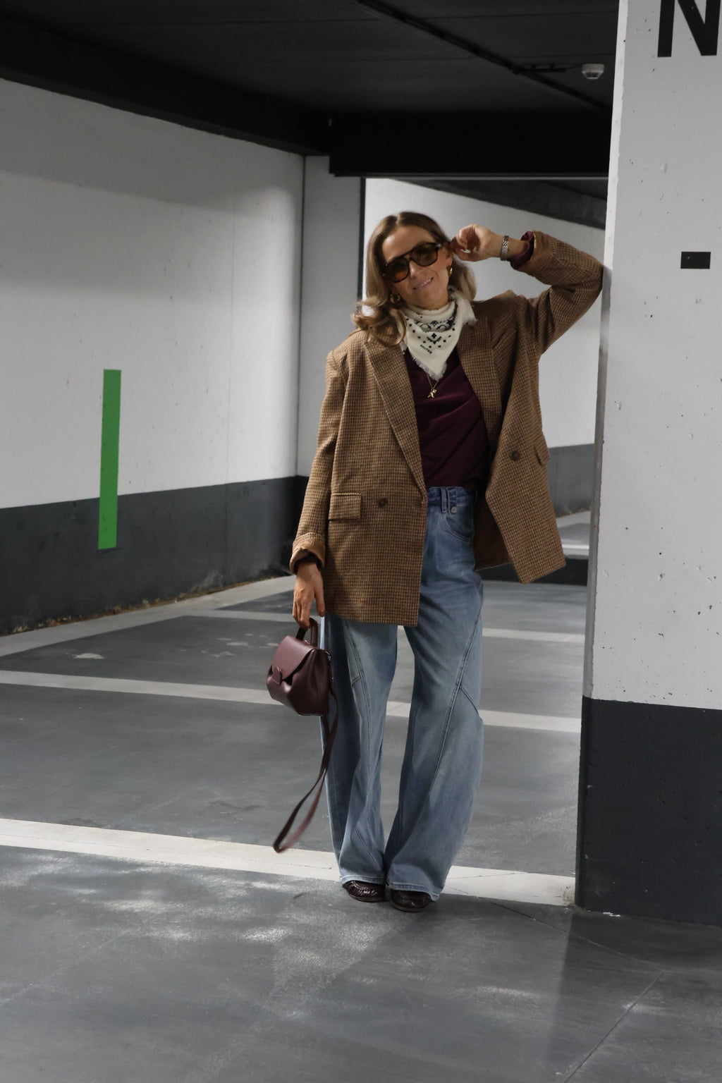 Annabel oversized longsleeve acaï
