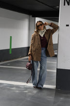 Annabel oversized longsleeve acaï