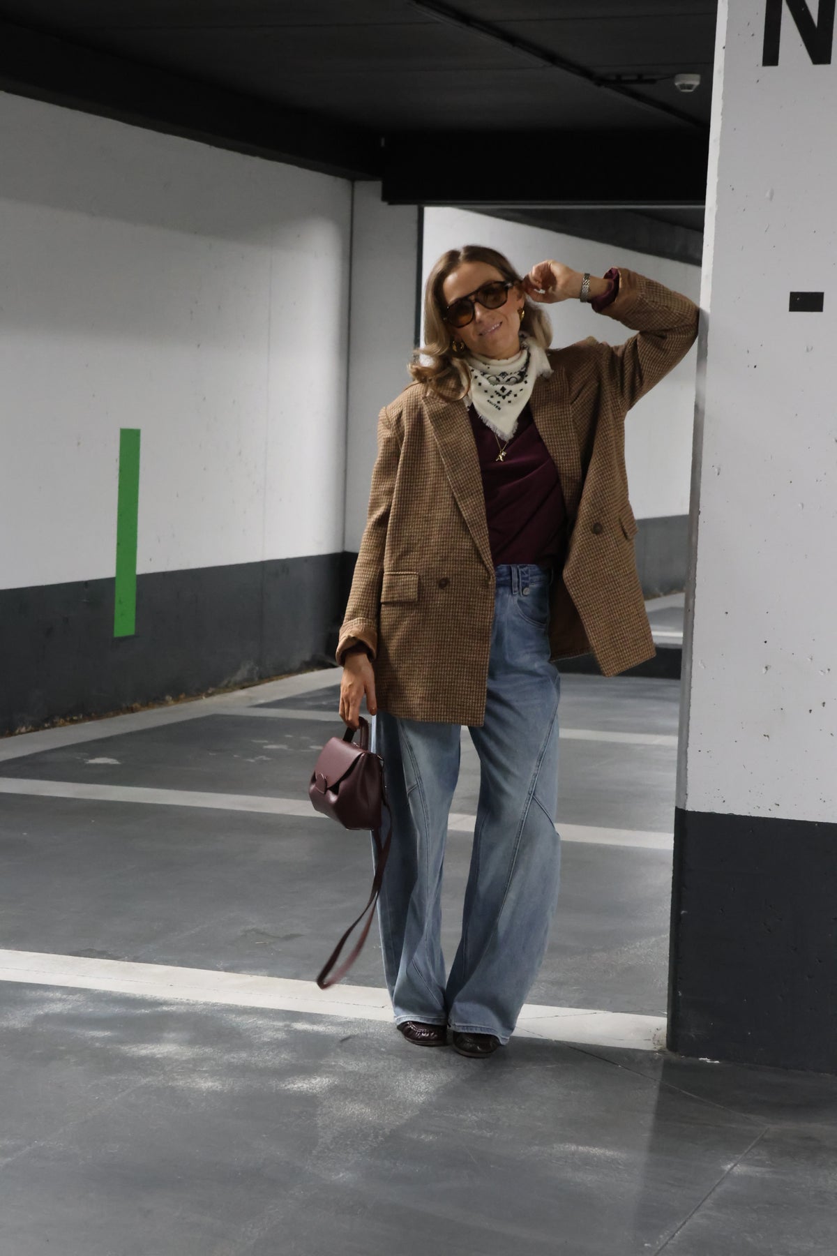 Annabel oversized longsleeve acaï
