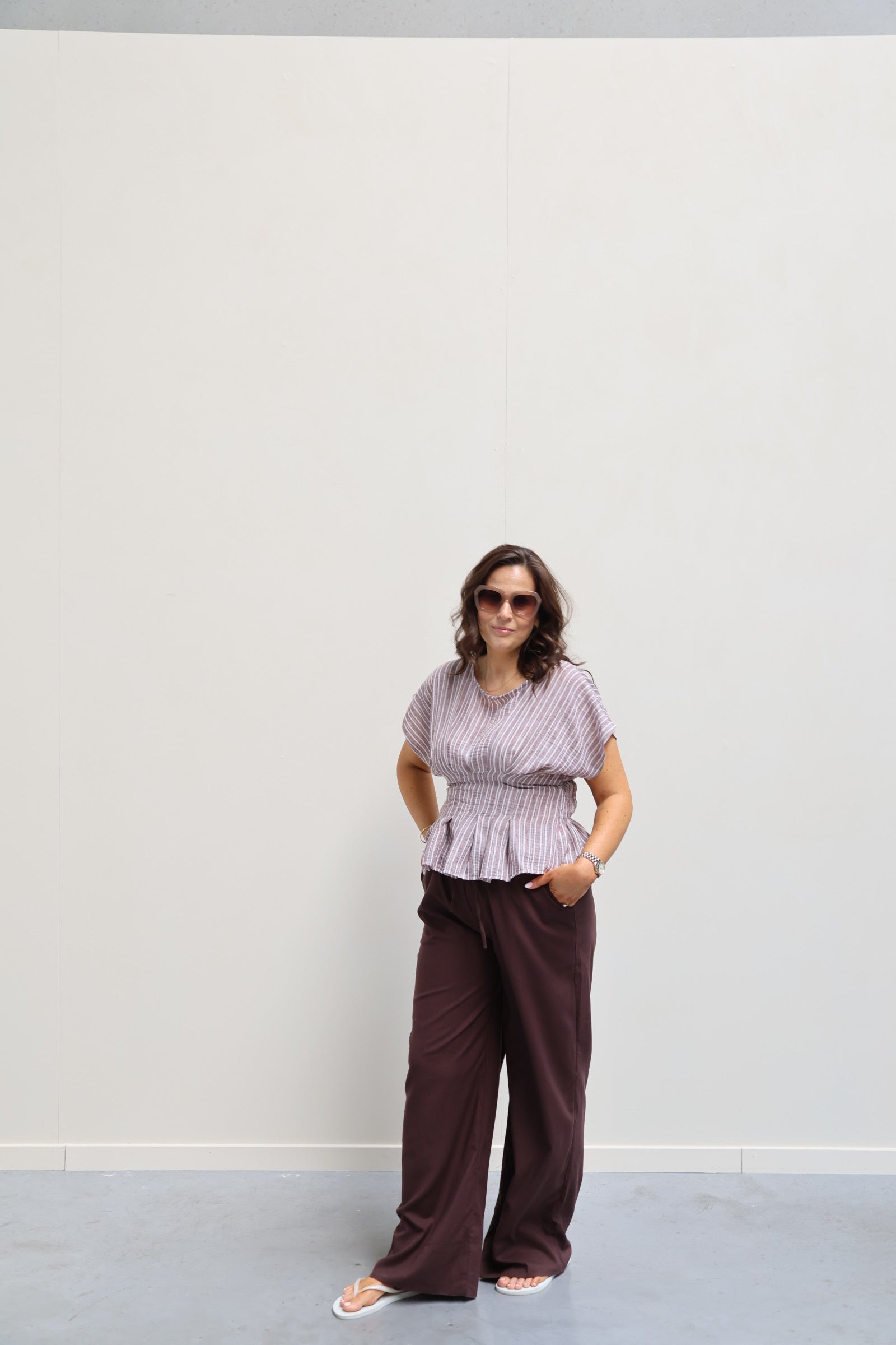Elodie pantalon bruin