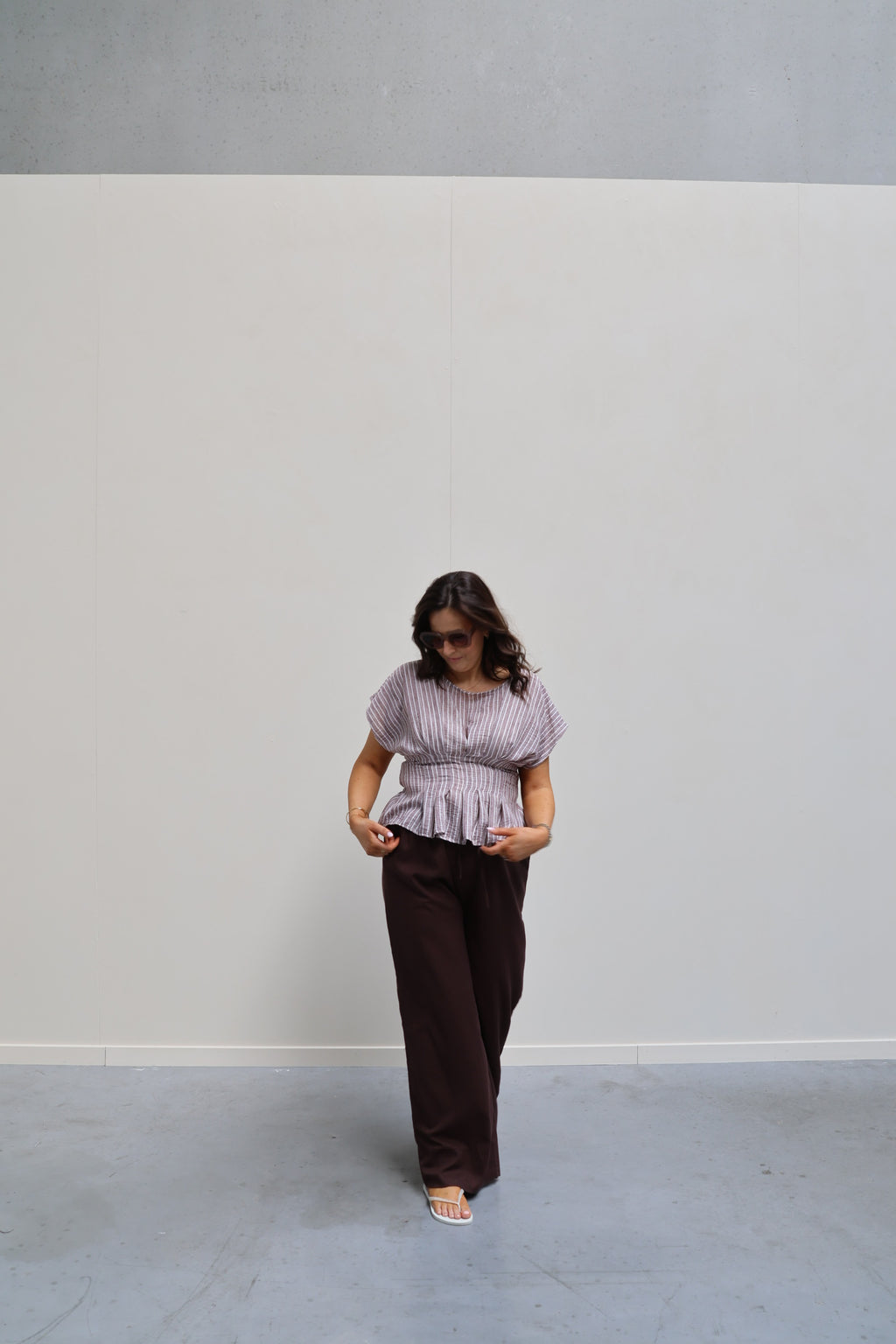 Elodie pantalon bruin