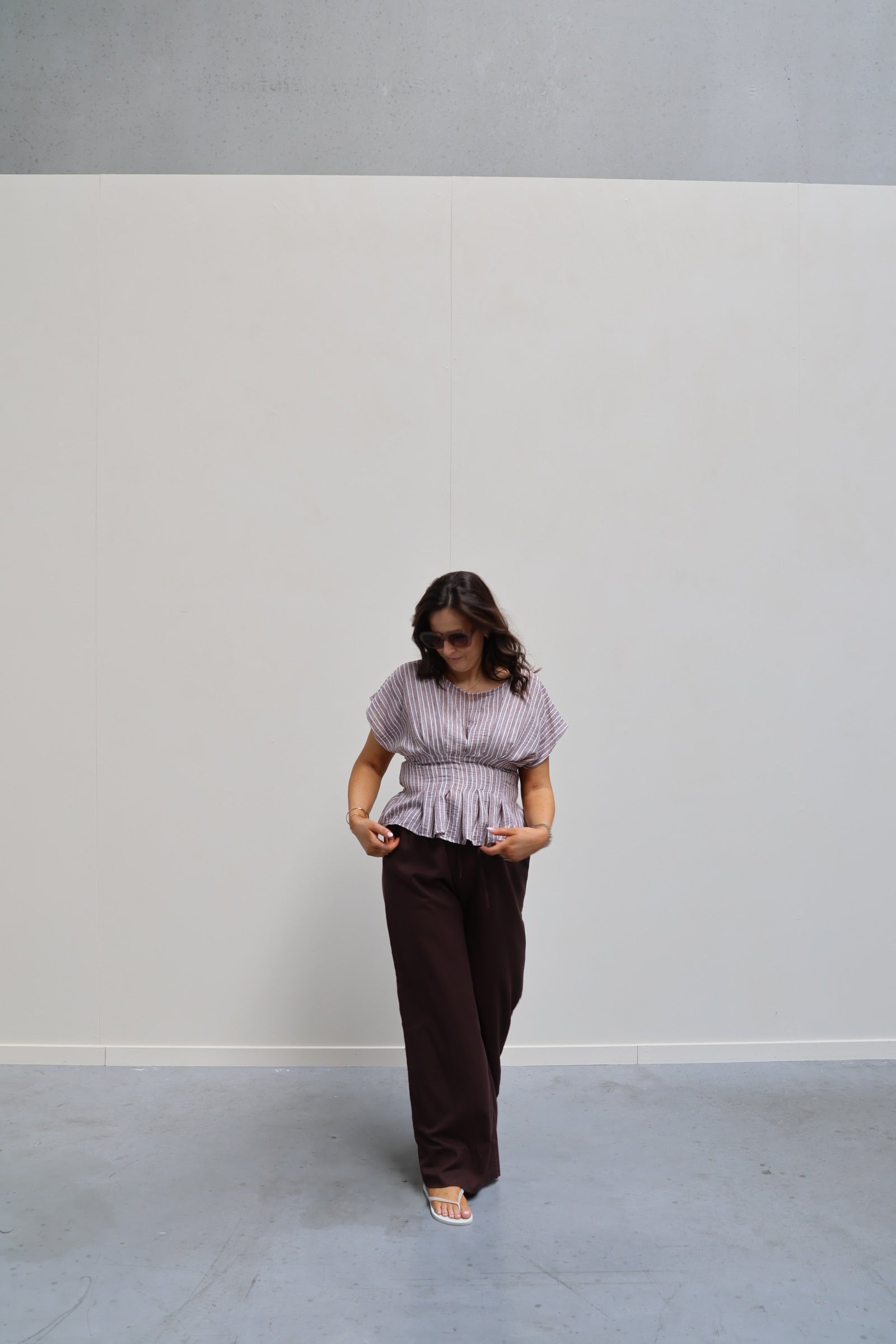 Elodie pantalon bruin
