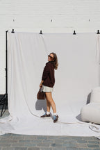 Clarisse sweater met beertje bruin